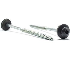 Dažyti šiferiniai sraigtai 8004, T-17 įpjova, EPDM 19mm, TX30