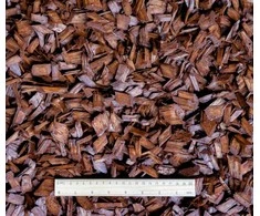 Dažytos drožlės 20mm-40mm/50L rudos