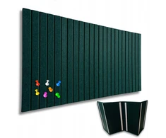 Deccart VELTININĖ LENTA sienai LAMELIAI 60x120cm Butelis Žalias 20 + KAIŠČIAI