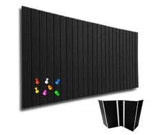 Deccart VELTININĖS LENTELĖS JUOSTOS 60x120cm Juodas 08 + PINS UŽRAŠTIMS