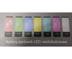 Decora Naktinė lempa LAMPA WODNA RELAKSUJĄCA 9,5x9,5x36cm