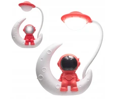 Decortrend Astronaut LED naktinė lempa vaikams kambariui ant rašomojo stalo, USB NAKTIS