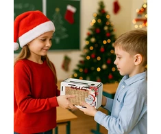 Decortrend PREZENT NA MIKOŁAJKI ŚWIĘTA Skarbonka NA BOŻE NARODZENIE MIKOŁAJA DO SZKOŁY