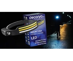 Decorya TURISTINĖ LED DEKLINĖ PRIEKINĖ LAMPA, ĮKRAUKAMA, ATSPIRUS VANDENIUI