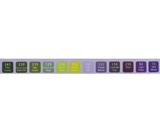 Decotime Dvigubi alkoholiniai žymekliai mėlyni MIX 12 vnt. 150 - 180