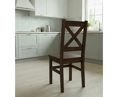 Dedeki Medinės kėdės spalva C. Riešutas Kitchen X Stool Valgomojo kėdės Stalas