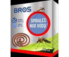 Degios spiralės nuo uodų BROS, 10 vnt.