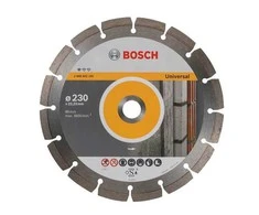 Deimantinis segmentinis pjovimo diskas BOSCH UNIVERSAL, 230 x 2,3 x 22,23 mm, betonui, mūrui
