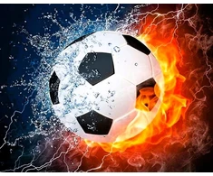 Norimpex Deimantinis siuvinėjimas Futbolas Deimantinis tapybos mozaikos rinkinys Creative 5D
