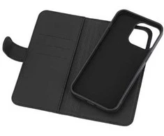 Dėklas 2in1 DELTACO iPhone 15 Pro Max, magnetinis dangtelis, juodos spalvos / 1902471