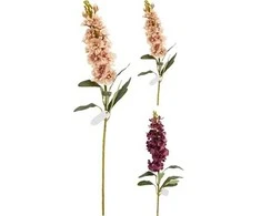 Dekoraratyvinė šakelė DELPHINIUM, 2 spalvos, 81 cm