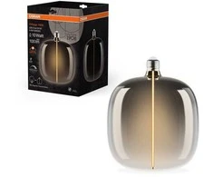 Dekoratyvinė LED lemputė OSRAM 1906, E27 W190, 4W 1800K 100lm, FIL SMOKE MAG, dimeriuojama