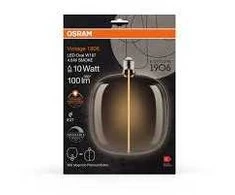 Dekoratyvinė LED lemputė OSRAM 1906, E27 W190, 4W 1800K 100lm, FIL SMOKE MAG, dimeriuojama