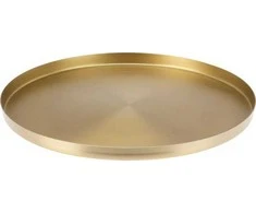 Home Styling Collection Dekoratyvinė lėkštė MARBLE, juodos sp., ø28 cm