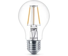 Dekoratyvinė šviesos diodų lemputė PHILIPS, A60, 4 W, E27, 470 lm, 2700K, atitinka 40 W