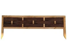 Dekoratyvinė tvorelė L118cm H25/45cm medinė/ruda