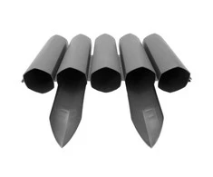 Dekoratyvinė tvorelė L27cm H15/25cm/8vnt. antracito spalvos