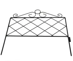 Dekoratyvinė tvorelė L46.2cm H42.5cm metalinis/juodas