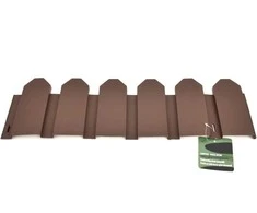 Dekoratyvinė tvorelė L60cm H23.5cm t.rudas/plastikinė