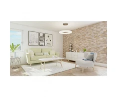 Dekoratyvinio akmens plytelės Istria 20 - 34 cm; gipsas; pakuotėje 0,51 m²