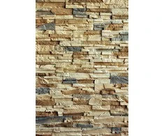 Dekoratyvinio akmens plytelės MADAGASCAR CREAM, 18/24,5/33/39,5 x 9,3 cm, 0,48 m2
