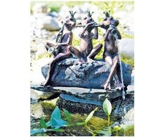 Dekoratyvinis fontanas Frog Chapel Heissner 39x16x30cm