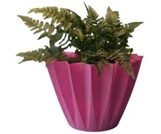 Dekoratyvinis gėlių vazonas Ø10.5cm H10cm rožinis