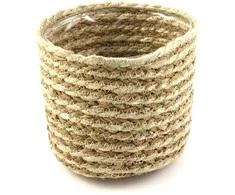 Dekoratyvinis gėlių vazonas Ø14cm H14cm jūros dumblių