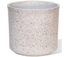 Dekoratyvinis gėlių vazonas Ø16.5cm H16.5cm keraminis/šviesių spalvų