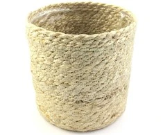 Dekoratyvinis gėlių vazonas Ø16cm H16cm džiutnis