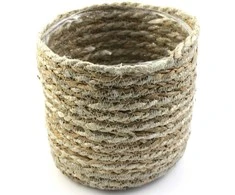 Dekoratyvinis gėlių vazonas Ø16cm H16cm jūros dumblių