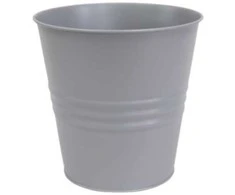 Dekoratyvinis gėlių vazonas Ø18cm H18cm metalinis