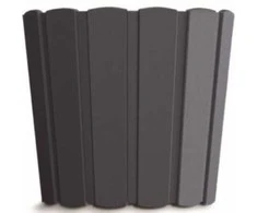 Dekoratyvinis gėlių vazonas Boardee Basic D23.9cm H21.5cm plast./antracito sp.
