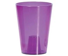 Dekoratyvinis gėlių vazonas Coubi Orchid D13cm H17cm plastik./violetinis