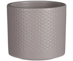 Dekoratyvinis gėlių vazonas Era Ø10cm H9cm keraminis/rudas