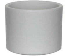 Dekoratyvinis gėlių vazonas Era Ø10cm H9cm keraminis/šv.pilkas