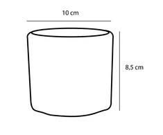 Dekoratyvinis gėlių vazonas Era Ø10cm H9cm keraminis/rudas