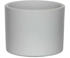 Dekoratyvinis gėlių vazonas Era Ø12cm H10cm keraminis/šviesiai pilkas