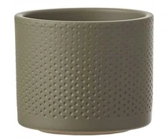 Dekoratyvinis gėlių vazonas Era Ø12cm H10cm keraminis/žalias