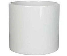 Dekoratyvinis gėlių vazonas Era Ø15cm H13cm keraminis/baltas