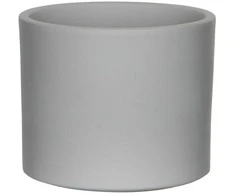 Dekoratyvinis gėlių vazonas Era Ø15cm H13cm keraminis/šviesiai pilkas