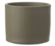 Dekoratyvinis gėlių vazonas Era Ø15cm H13cm keraminis/žalias