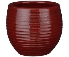 Dekoratyvinis gėlių vazonas Ingmar Mica Decorations Ø12cm H13cm keraminis