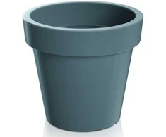 Prosperplast Dekoratyvinis gėlių vazonas Lofly Ø24.5cm H22.5cm plastikinis/pilkas