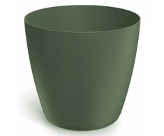 Dekoratyvinis gėlių vazonas Mate Ø24cm H21.5cm plastikinis/žalias