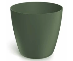 Dekoratyvinis gėlių vazonas Mate Ø29.5cm H26.6cm plastikinis/žalias