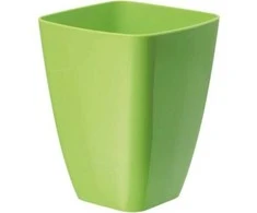 Dekoratyvinis gėlių vazonas Orchid D13cm H16.5cm plast./švies.žalias