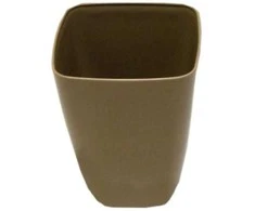Dekoratyvinis gėlių vazonas Orchid D13cm H16.5cm plastik./švies.rudas