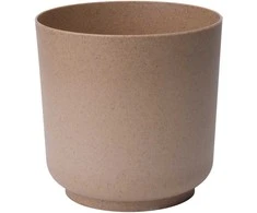 FORM PLASTIC Dekoratyvinis gėlių vazonas Satina Eco Ø17cm H16.8cm plastikinis/rudas