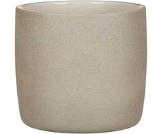 Dekoratyvinis gėlių vazonas Taupe Stone Ø13cm H11.7cm keraminis/rudas
